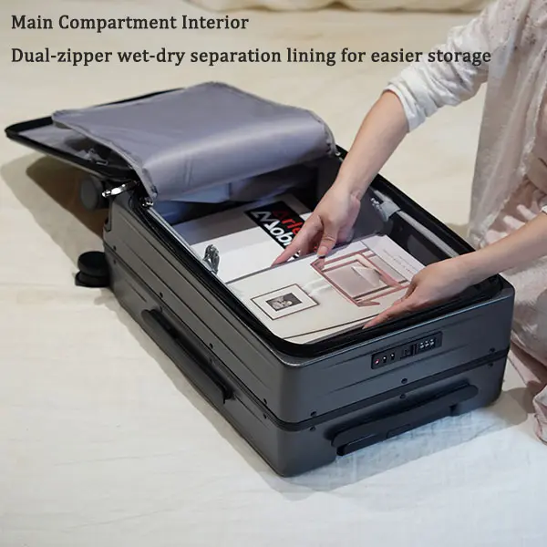 Front Open Hardside Luggage