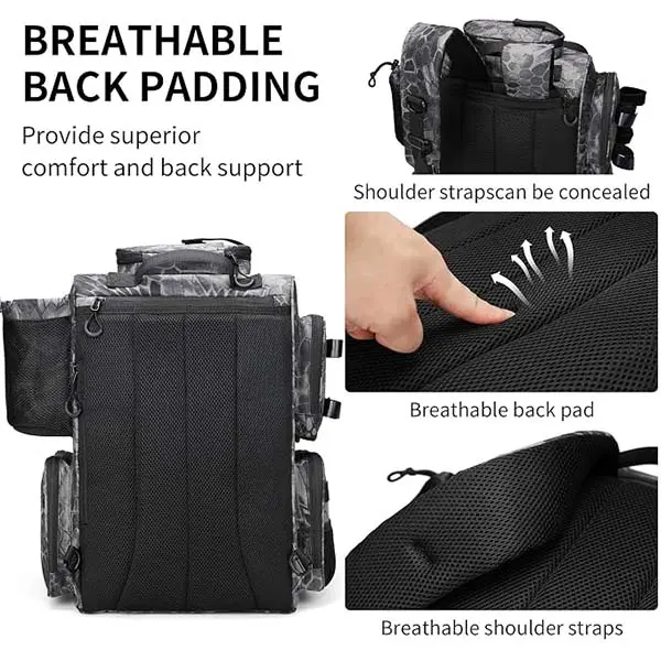 Fishing Tactical Tackle Backpack