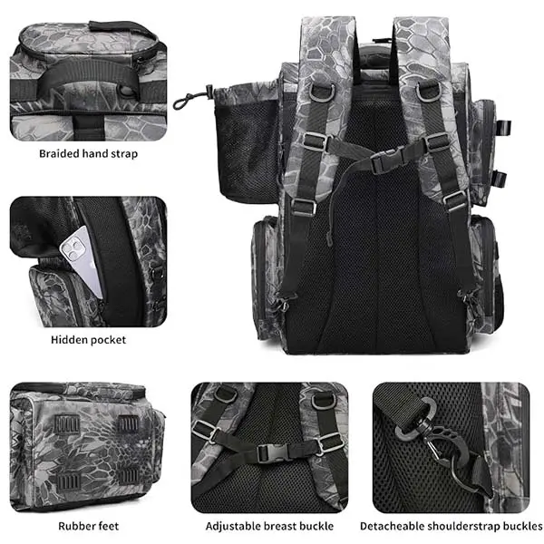Fishing Tactical Tackle Backpack