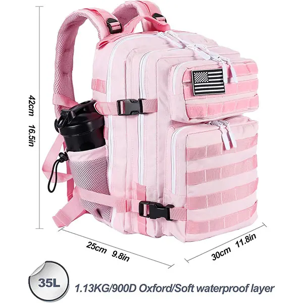 Pink Tactical Backpack