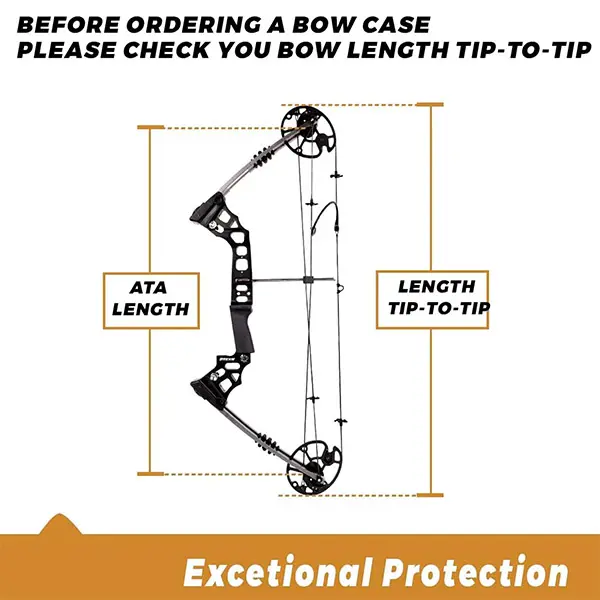 Heavy Duty Compound Bow Case Bag
