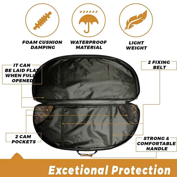 Heavy Duty Compound Bow Case Bag